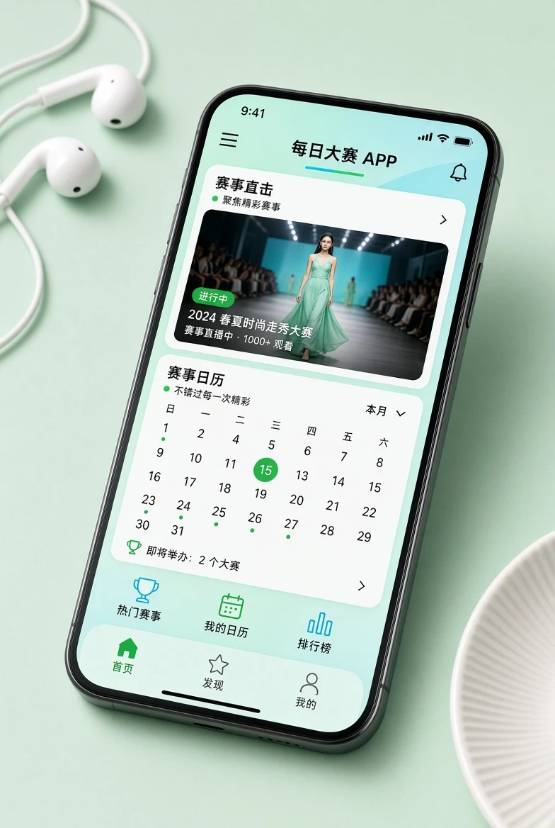 每日大赛APP服务展示